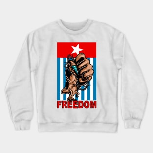 Freedom West Papua Morning Star Flag Crewneck Sweatshirt